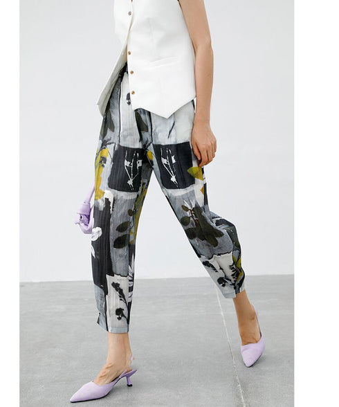 Abstract Art Tapered Pants